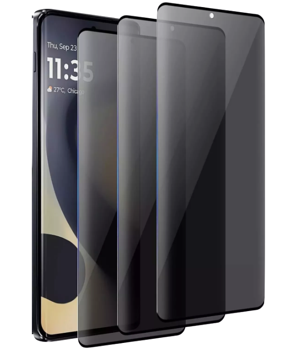 Захисне скло 3 шт CDK для Google Pixel 6 Pro | 3D Антишпион Full Glue (020463) (black)