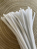 Декоративний пухнастий дріт Білий ( за 1шт), 30148-024