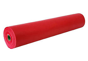 Простирадло одноразове 0,6х100м -14 г/м2, червоне, без перфорації