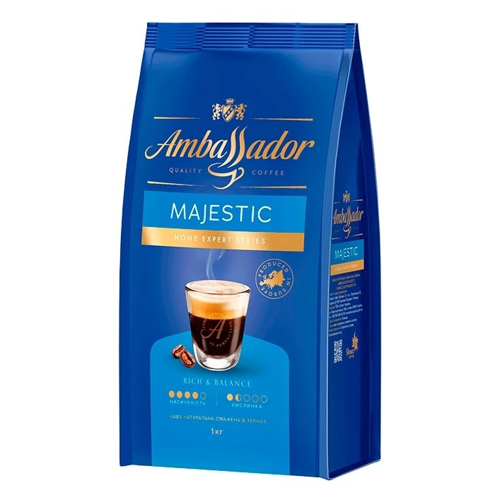 Кава зернова Ambassador Majestic 1000 грамів