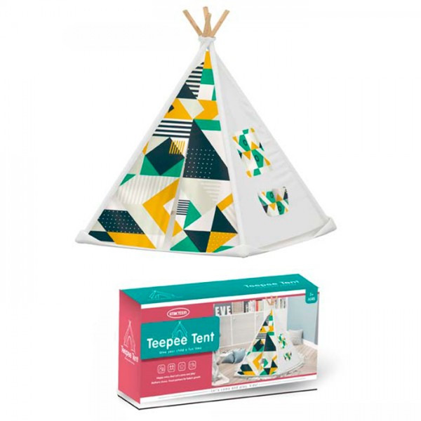 Дитячий ігровий намет вігвам MR 1488-3, каркасна, 104-104-в130см, фото 1