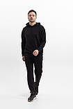 Парні спортивні костюми худі для пари однакові для закоханих він і вона весна-осінь чорний Moor-p, фото 6