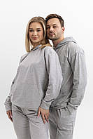 Парні спортивні костюми худі для пари однакові для закоханих він і вона весна-осінь сірий Moor-p