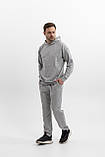 Парні спортивні костюми худі для пари однакові для закоханих він і вона весна-осінь сірий Moor-p, фото 4