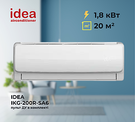 Настінний фанкойл Idea IKG-200R-SA6 (1,8 кВт), площа до 20 м²