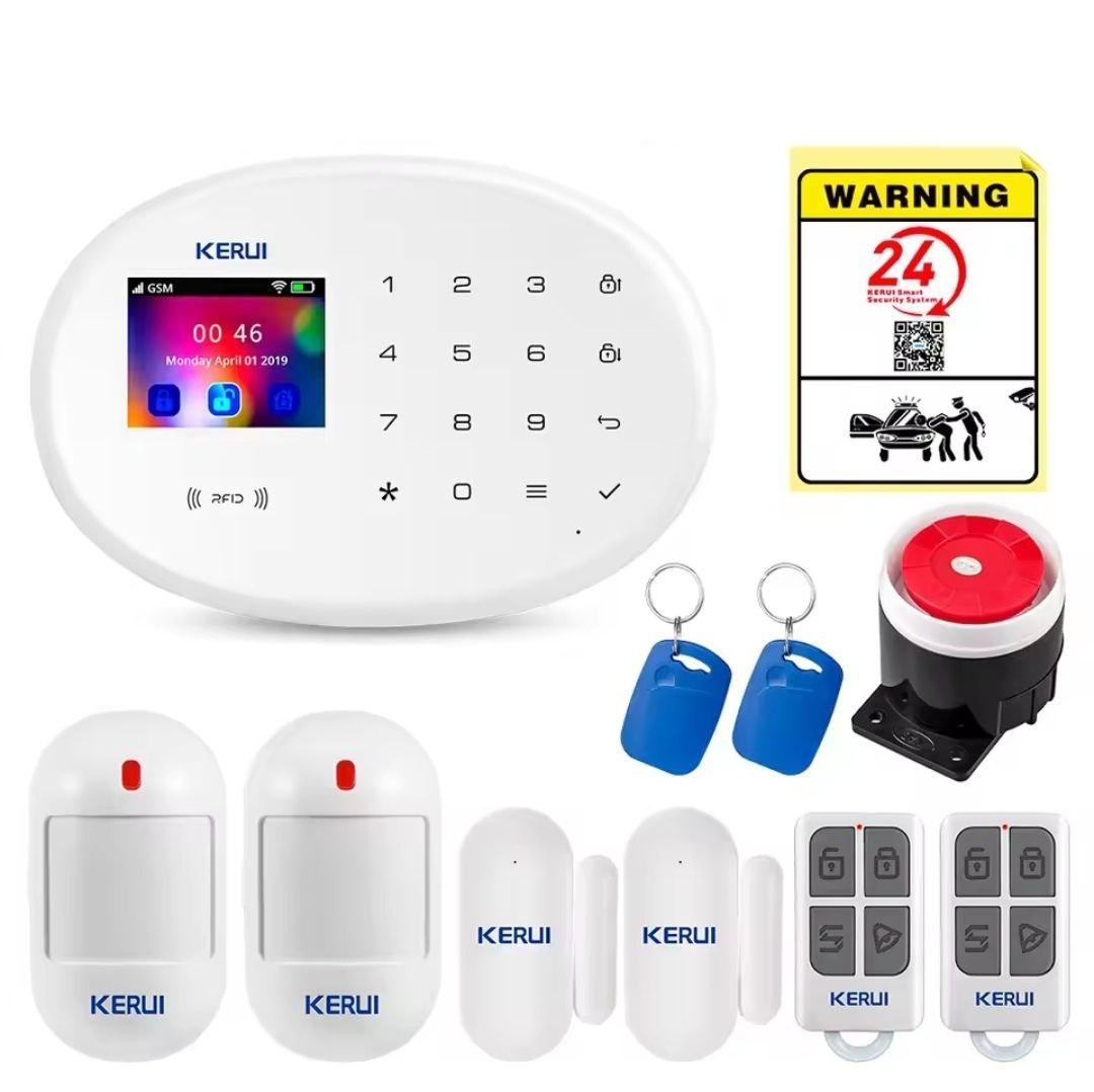 Комплект охоронної сигналізації Kerui W202 з Wi-Fi та GSM, 433 МГц. Tuya, фото 1