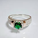 Срібна каблучка с золотими пластинами, фото 5