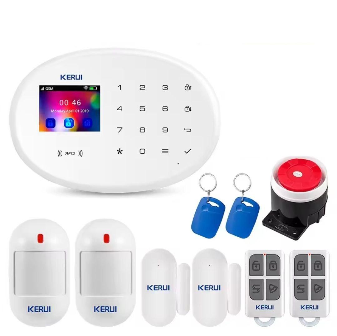 Комплект охоронної сигналізації Kerui W202 з Wi-Fi та GSM, 433 МГц. Tuya