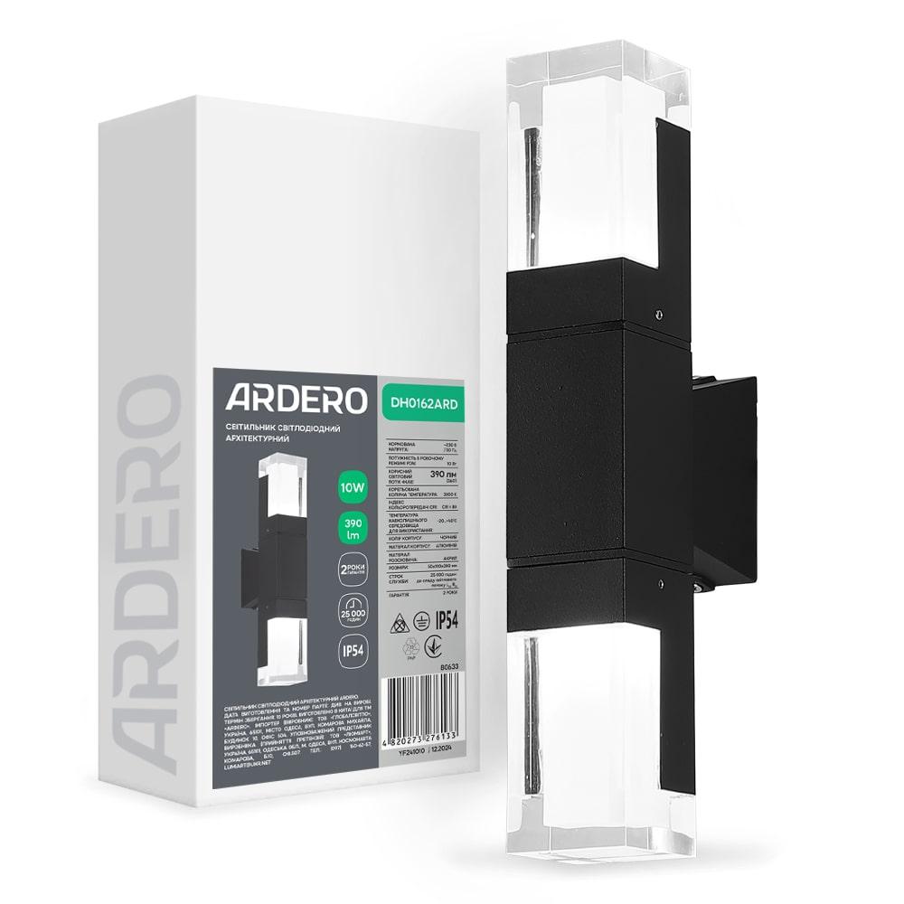 Архітектурний світлодіодний накладний світильник Ardero DH0162ARD 10Вт 3000K чорний, фото 1
