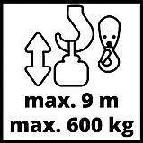 Тельфер електричний Einhell TC-EH 600, фото 9