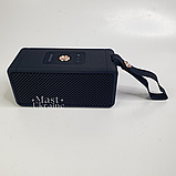 Портативна Bluetooth колонка з бездротовим підключенням, бездротова акустика Чорна BT-W3-Black, фото 10