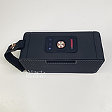 Портативна Bluetooth колонка з бездротовим підключенням, бездротова акустика Чорна BT-W3-Black, фото 4
