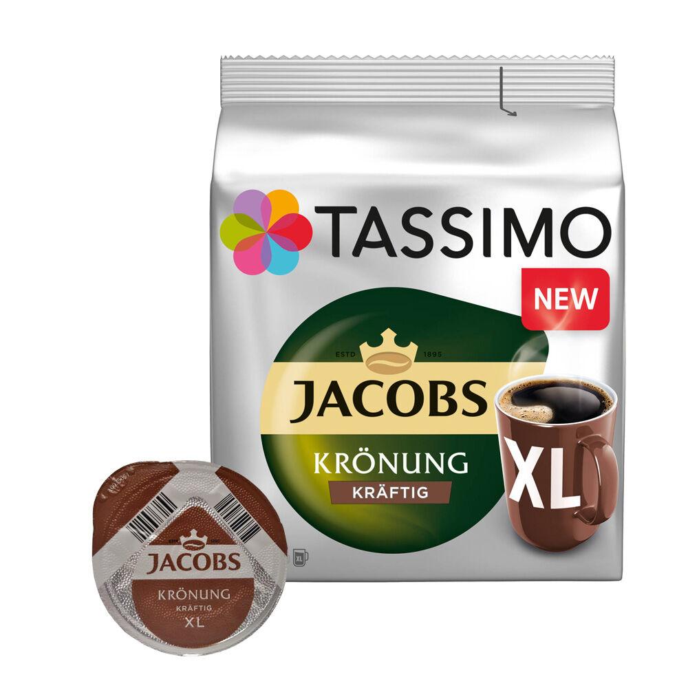Кава в капсулах Jacobs by Tassimo Krönung Kräftig Intense XL (16 капсул)