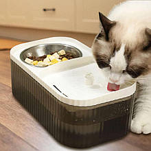 Автоматична годівниця-поїлка для домашніх тварин 2в1 LY-429, Білий (205)