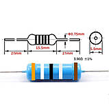 Резистор постійний 2W 6,2 Ом ( 6,2Ω ) 1% металооксидний, фото 3