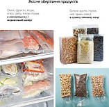 Прозорі вакуумні пакети харчові універсальні vacuum bag 25 х 500 см для всіх типів вакууматорів, фото 4