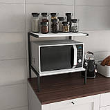 Кухонна підставка для мікрохвильової печі та побутової техніки в стилі Лофт, фото 3