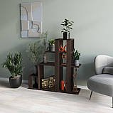 Стелаж для дому, полиця для квітів, офісний стелаж на 5 комірок на з ЛДСП, фото 4