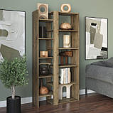 Полиця для книг, офісний стелаж на 11 комірок, стелаж для дому з ЛДСП, фото 2