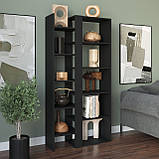 Полиця для книг, офісний стелаж на 11 комірок, стелаж для дому з ЛДСП, фото 3