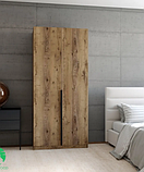 Шафа для одягу та речей із штангою та полицями, фото 3