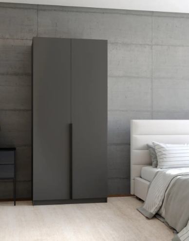 Шафа для одягу та речей із штангою та полицями, фото 1