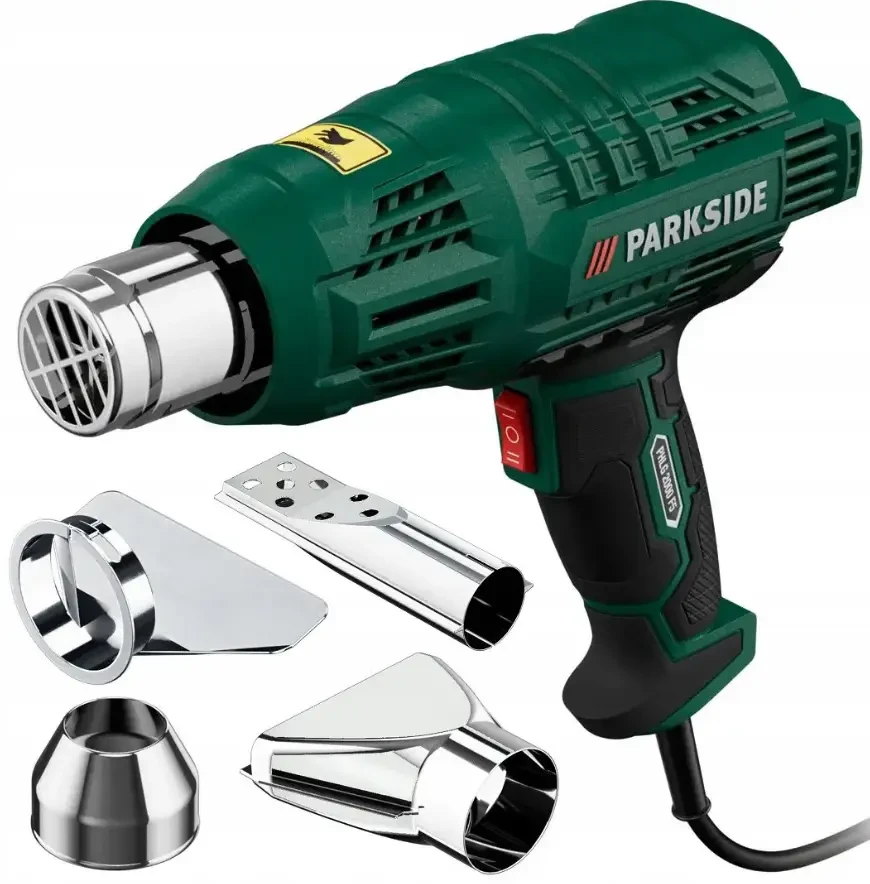 Будівельний фен PARKSIDE PHLGD 2000 C4 з LCD дисплеєм, 2000 Вт, 50–650 °C