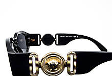 Окуляри сонцезахисні унісекс Versace 4361 GB1/87 Medusa Biggie Оригинал, фото 6