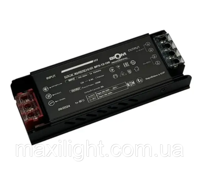 Блок живлення BIOM Professional DC12 100W BPX-12-100 8,3А