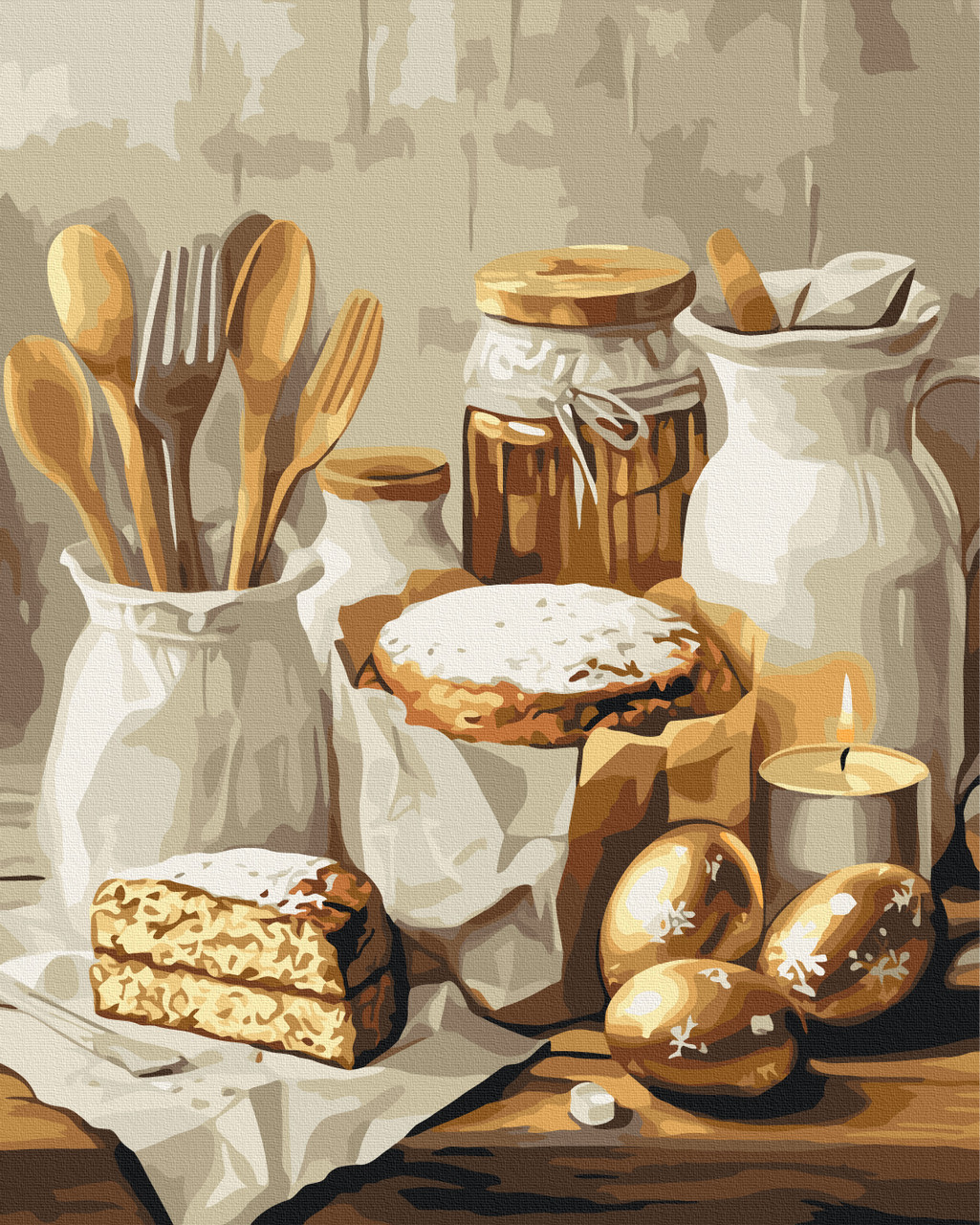 Картина за номерами 40×50. Пасхальна благодать BrushmeBS54299, фото 1