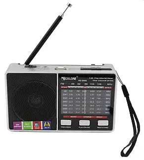 Радіо GOLON RX 8866 BT(BL-5C, 14500, 2*AA)+LED ліхтарик YU227, фото 1