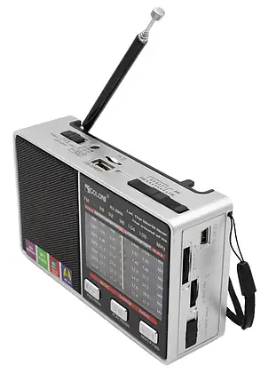 Радіо GOLON RX 8866 BT(BL-5C, 14500, 2*AA)+LED ліхтарик YU227, фото 3