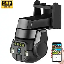 Камера зовнішня поворотна вулична Wi-Fi OUTDOOR Q-812 FULL-HD 5MP YU227
