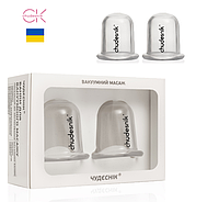 Банки массажные для тела Chudesnik Эффективное средство против целлюлита и лишнего веса Вакуумный массаж