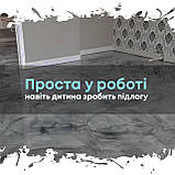 Рідка епоксидна підлога Plastall™ PROFI 1кг Біла greenpharm, фото 3