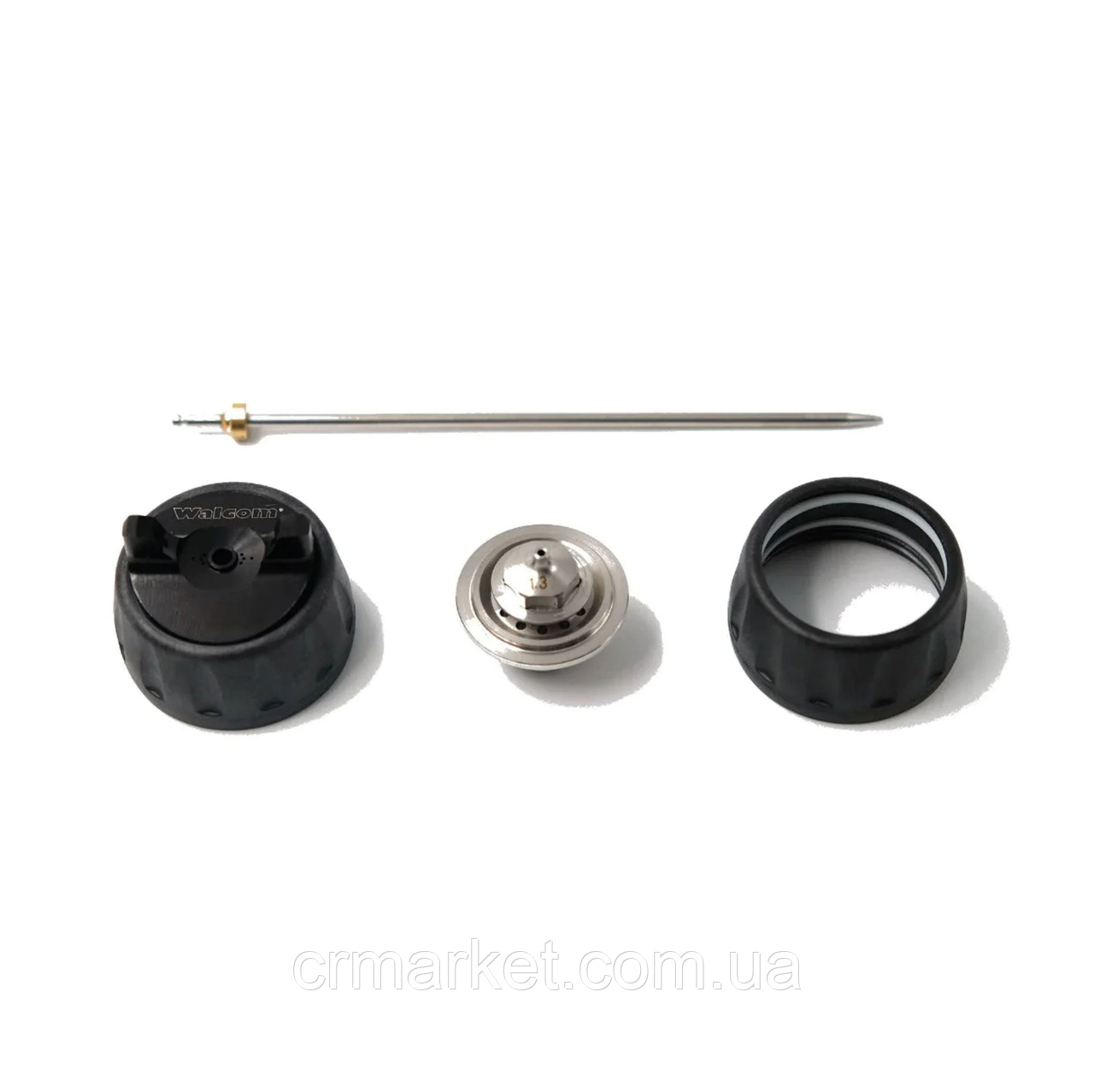 Набір насадок на фарбопульт Walcom серії EGO Carbonio HALO дюза 0.7, фото 1