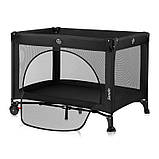 Ліжечко-манеж Lionelo LAURA BLACK CARBON, фото 2