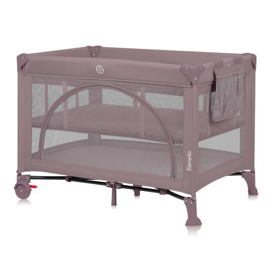 Ліжечко-манеж Lionelo LAURA  PINK NUDE, фото 1