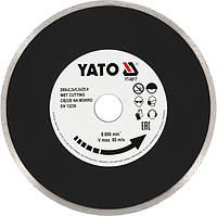 Диск алмазний по кераміці Yato 200x25.4x2.2 мм (YT-6017)