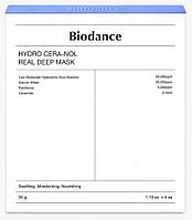 Відновлювальна гідрогелева маска з керамідами Biodance Hydro Cera-Nol Real Deep Mask Коробка 4х34 г