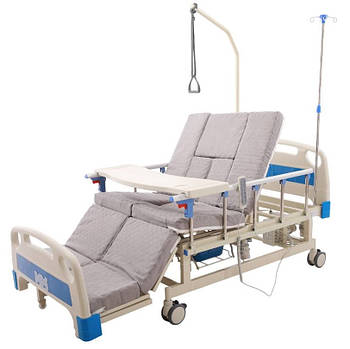 Ліжко Електро + Механіка з туалетом і функцією бічного перевороту для важкобольних. Працює без світла