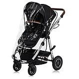 Універсальна коляска 2 в 1 Lionelo AMBER BLACK SILVER, фото 3