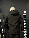 Куртка SoftShell Energy – чорна тактична, фліс, захист від вітру та вологи ТМ, фото 5