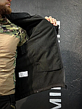 Куртка SoftShell Energy – чорна тактична, фліс, захист від вітру та вологи ТМ, фото 9