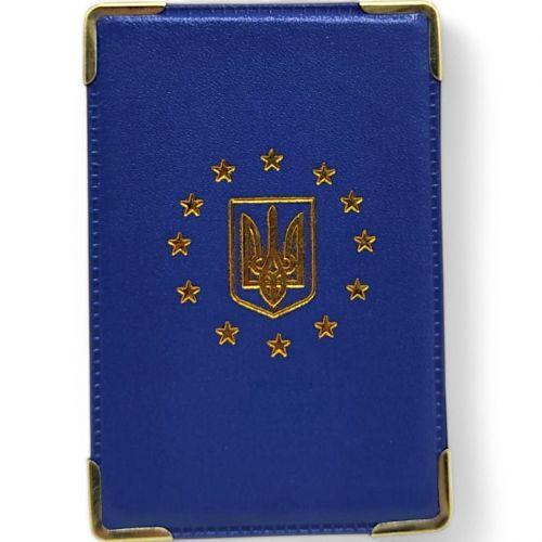 Обкладинка для карт (ID паспорт, пропуск, студентський), синій [tsi262223-TSI], фото 1