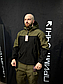 Костюм софтшел Gman Олива із чорним штанами Soft Shell на флісі L, фото 3