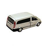Машинка металева- Mercedes-Benz Vito (асорті сріблястий, чорний1:32), фото 8
