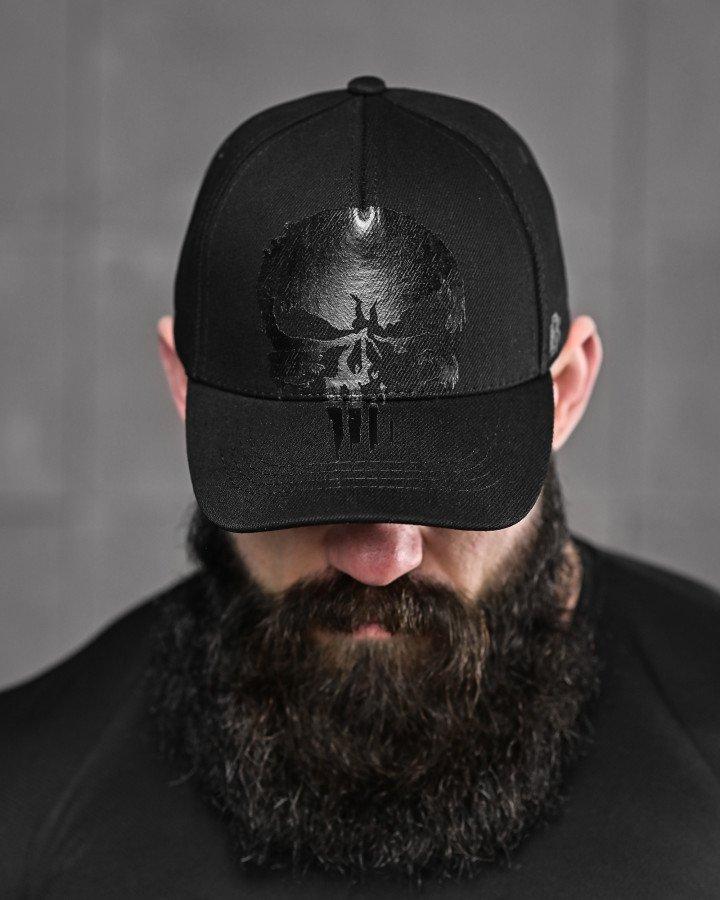 Бейсболка Каратель black ДЛ6466