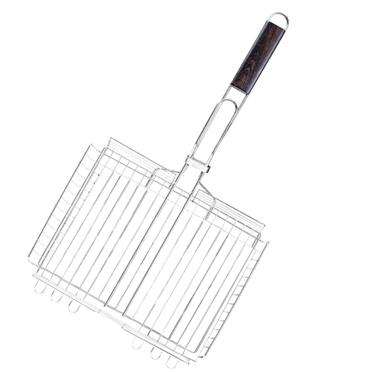 Велика решітка гриль 42*31 (см) для мангалу, барбекю HP458RESH, фото 1