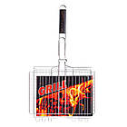 Велика решітка гриль 42*31 (см) для мангалу, барбекю HP458RESH, фото 9